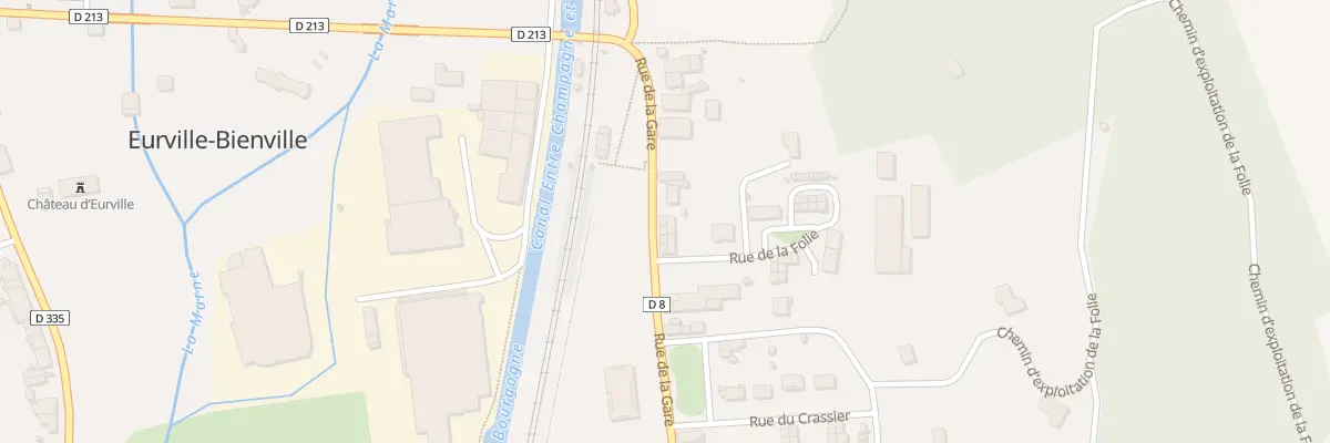 Plan du 37 Rue de la Gare à Eurville-Bienville