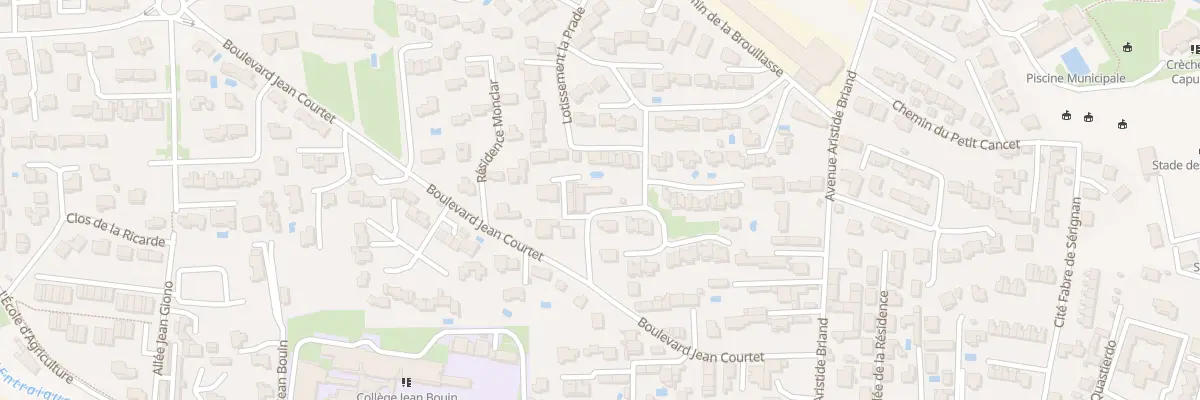 Plan du 222A Bd Courtet à L’Isle-sur-la-Sorgue