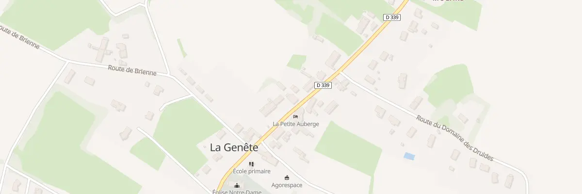 Plan du 306 Rue de l’Eglise à La Genête