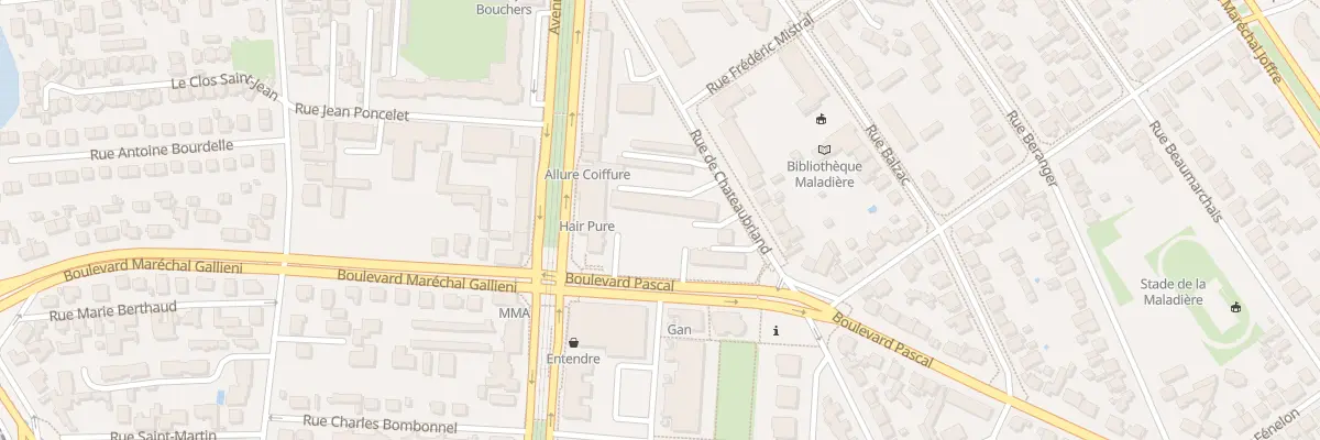 Plan du 82 Bd Pascal à Dijon