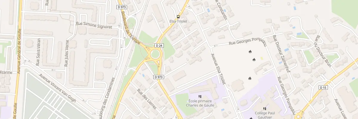Plan du 386 Av Raoul Follereau à Cavaillon