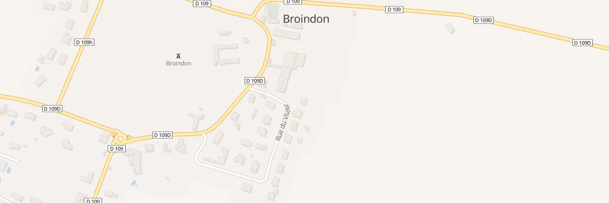 Plan du 20 Rue du Vivier à Broindon