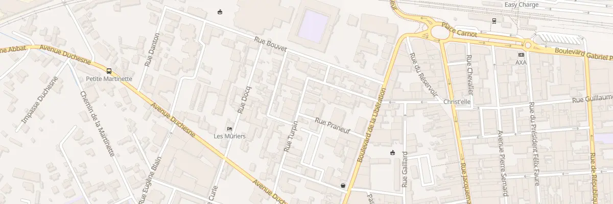 Plan du 22 Rue Turpin à Romans-sur-Isère