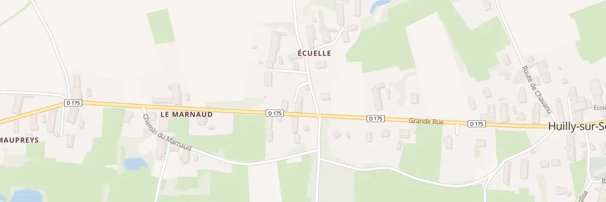 Plan du 55 Rue d’Ecuelle à Huilly-sur-Seille