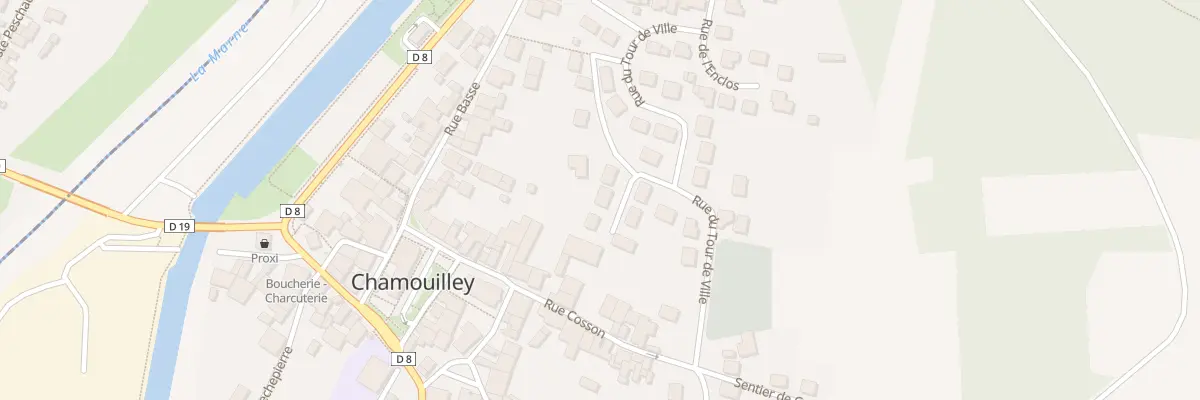 Plan du 6 Imp des Paquerettes à Chamouilley