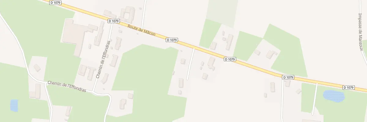 Plan du 507 Rte de Macon à Confrançon