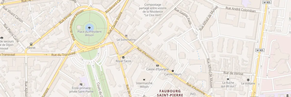 Plan du 23 Rue d’Auxonne à Dijon