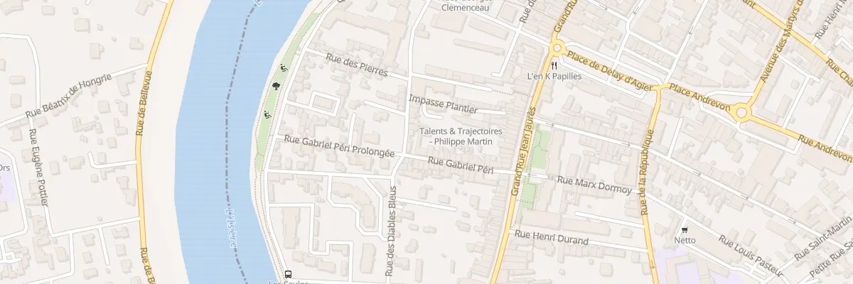 Plan du 30 Rue Gabriel Péri à Bourg-de-Péage