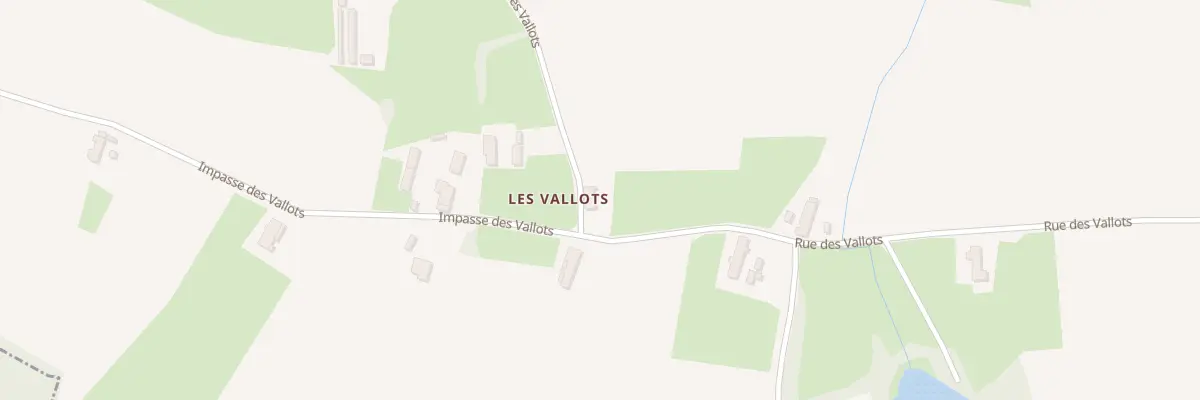 Plan du 450 Rue des Vallots à Tronchy