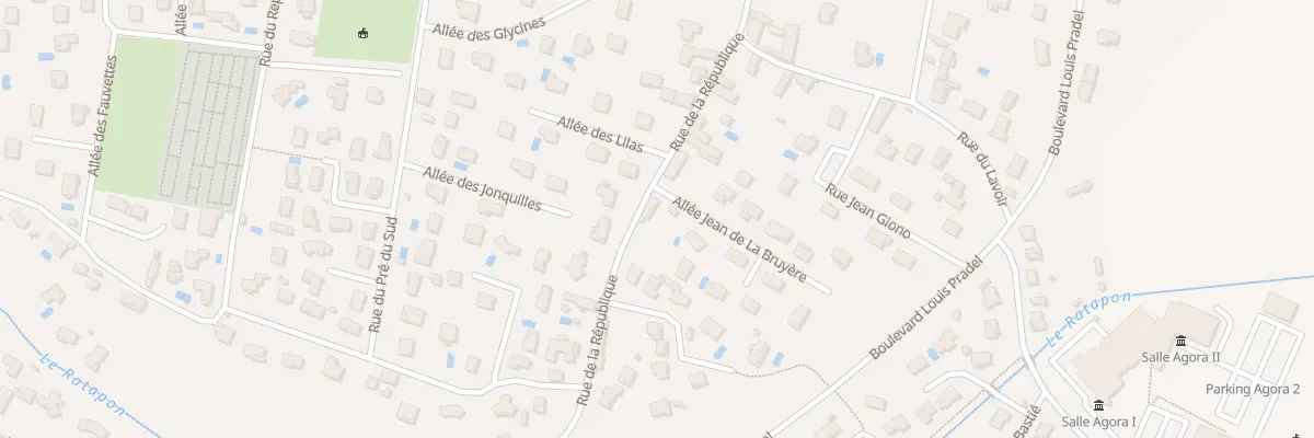 Plan du 29 Rue de la République à Jonage