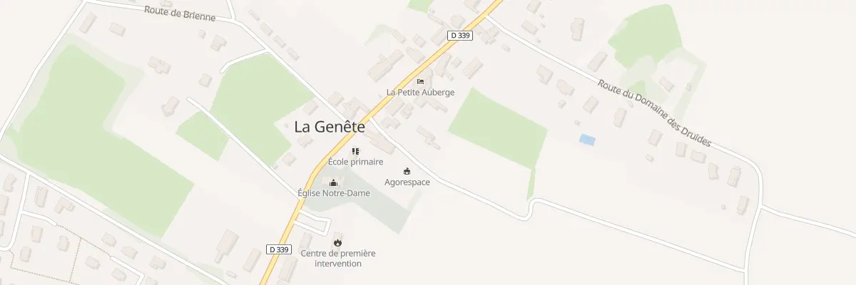 Plan du 363 Rue de l’Eglise à La Genête