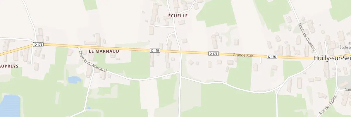 Plan du 950 Rue Grande Rue à Huilly-sur-Seille