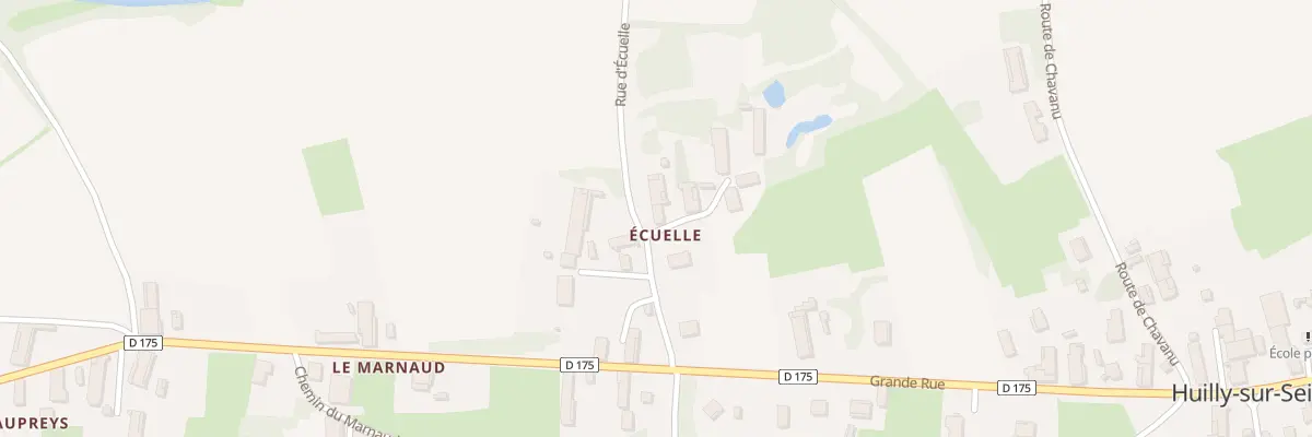 Plan du 120 Rue d’Ecuelle à Huilly-sur-Seille