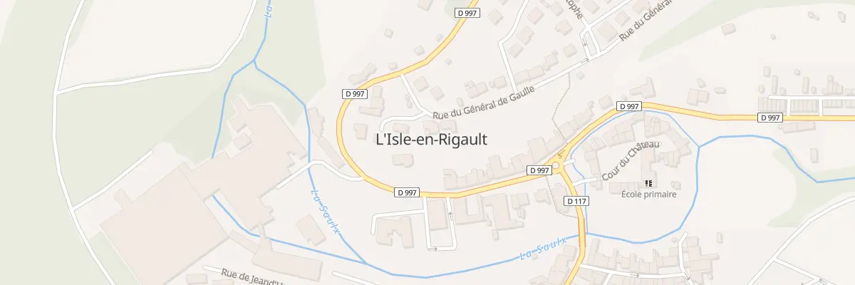 Plan du 4 Rue du General de Gaulle à L’Isle-en-Rigault