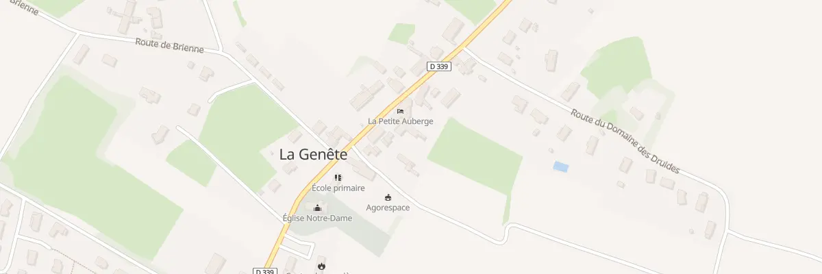 Plan du 337 Rue de l’Eglise à La Genête