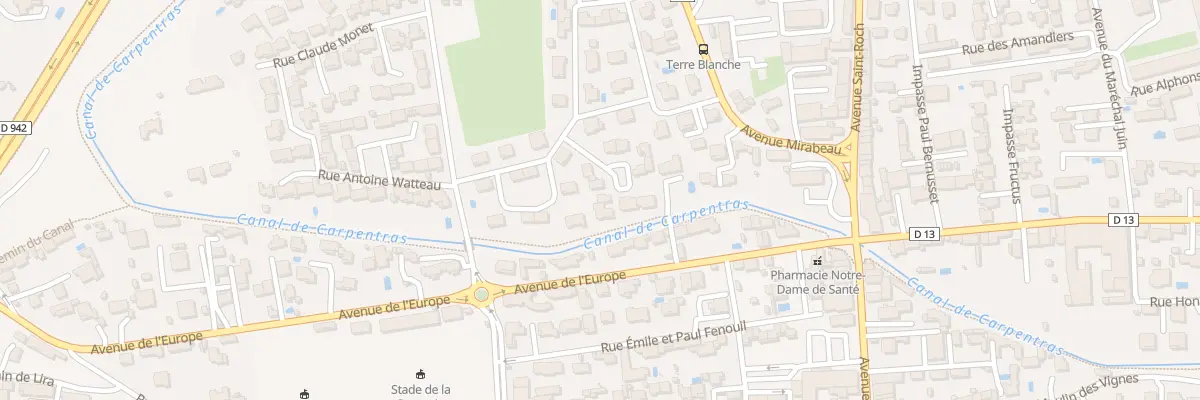 Plan du 161 Rue Joseph Vernet à Carpentras
