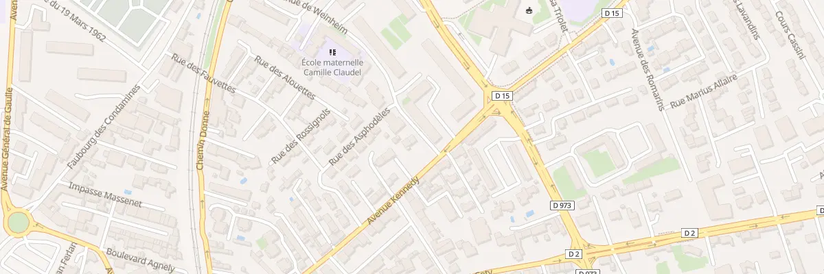 Plan du 43 Av de Weinheim à Cavaillon