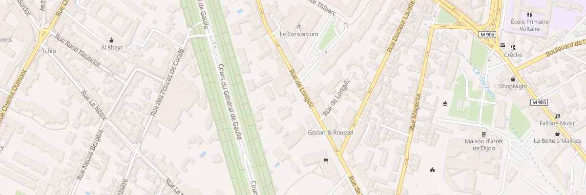 Plan du 32 Rue de Longvic à Dijon