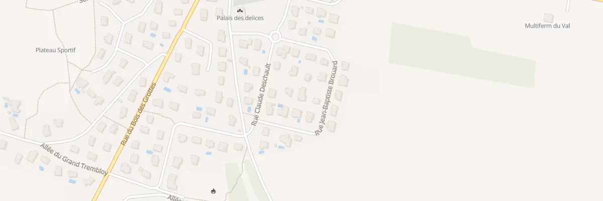 Plan du 14 Rue Jean-baptiste Brouard à Asnières-lès-Dijon