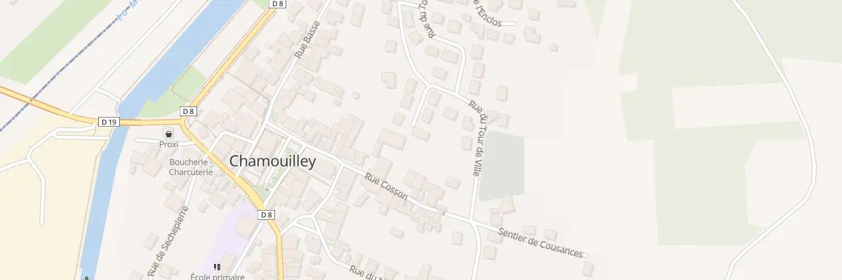 Plan du 5 Imp des Paquerettes à Chamouilley