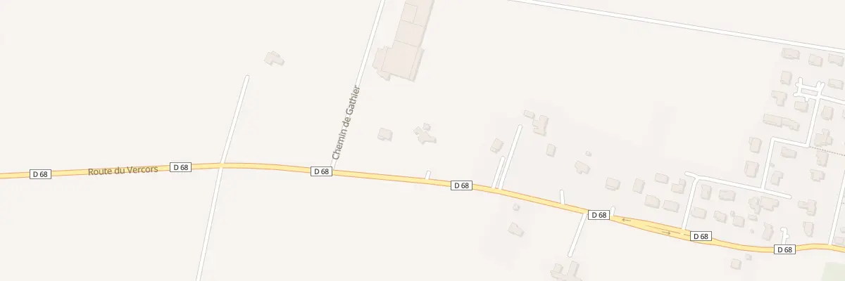 Plan du 2115 Rte du Vercors à Chabeuil