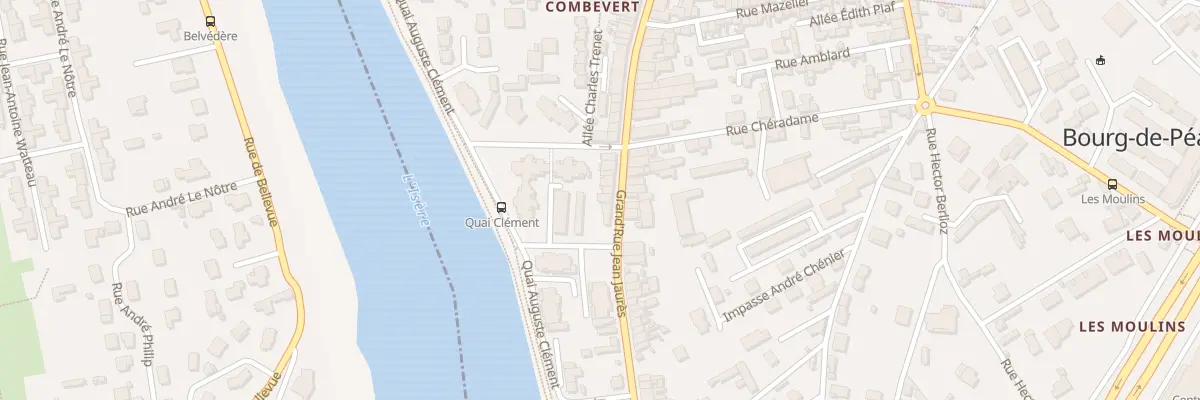 Plan du 200 Rue Jaures Grande Rue à Bourg-de-Péage