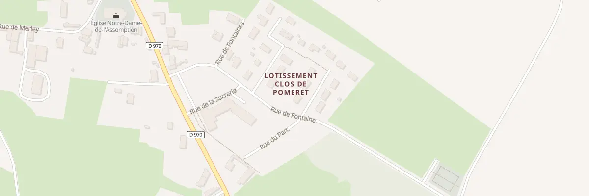 Plan du 14 Rue Pomeret Le Haut à Saunières