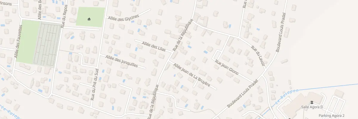 Plan du 27 Rue de la République à Jonage
