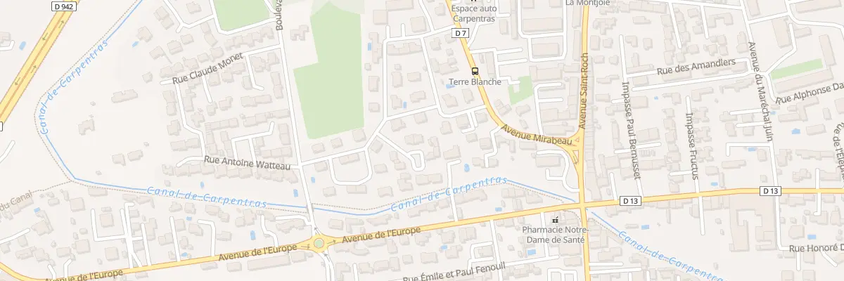 Plan du 147 Rue Joseph Vernet à Carpentras