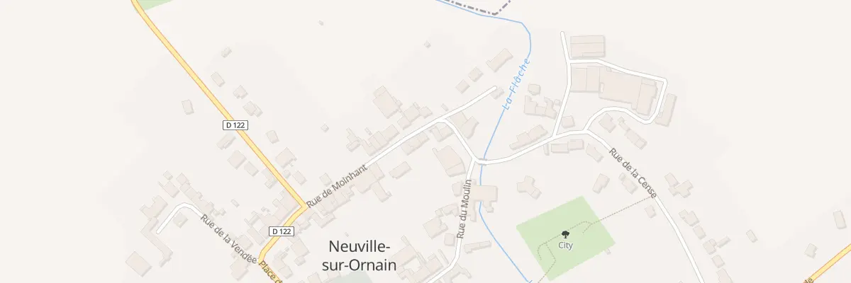 Plan du 22 Rue de Moinhant à Neuville-sur-Ornain