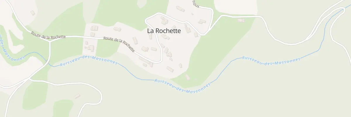 Plan du 2400B Rte de la Rochette à Vaunaveys-la-Rochette