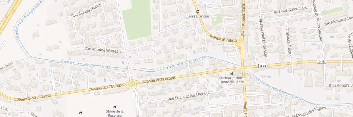 Plan du 157 Rue Joseph Vernet à Carpentras