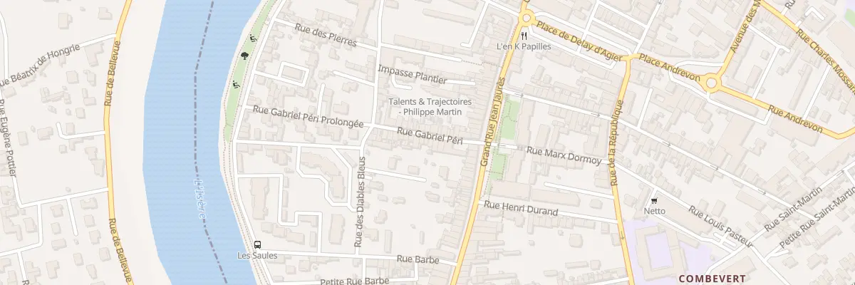 Plan du 9 Rue Gabriel Péri à Bourg-de-Péage