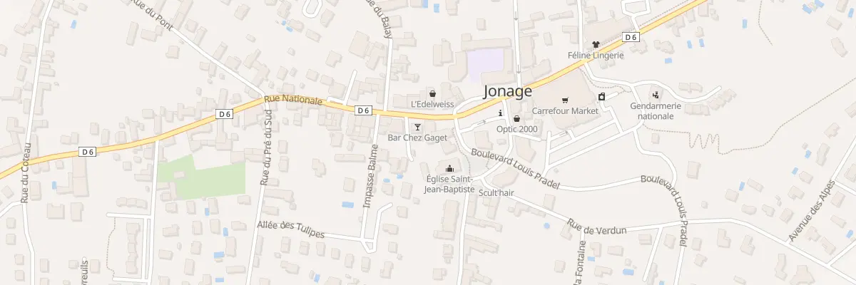 Plan du 1B Imp du Boucher à Jonage