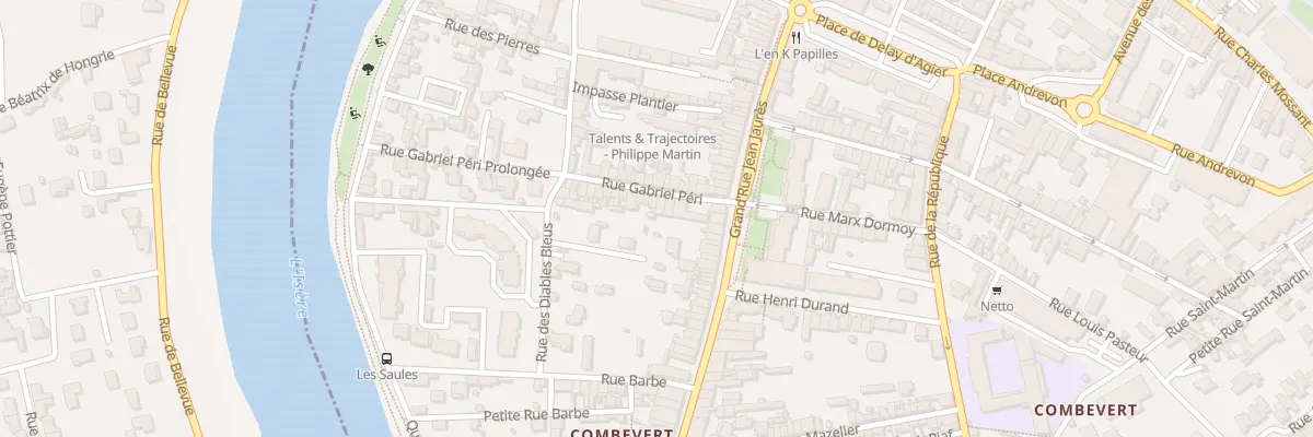 Plan du 5 Rue Gabriel Péri à Bourg-de-Péage