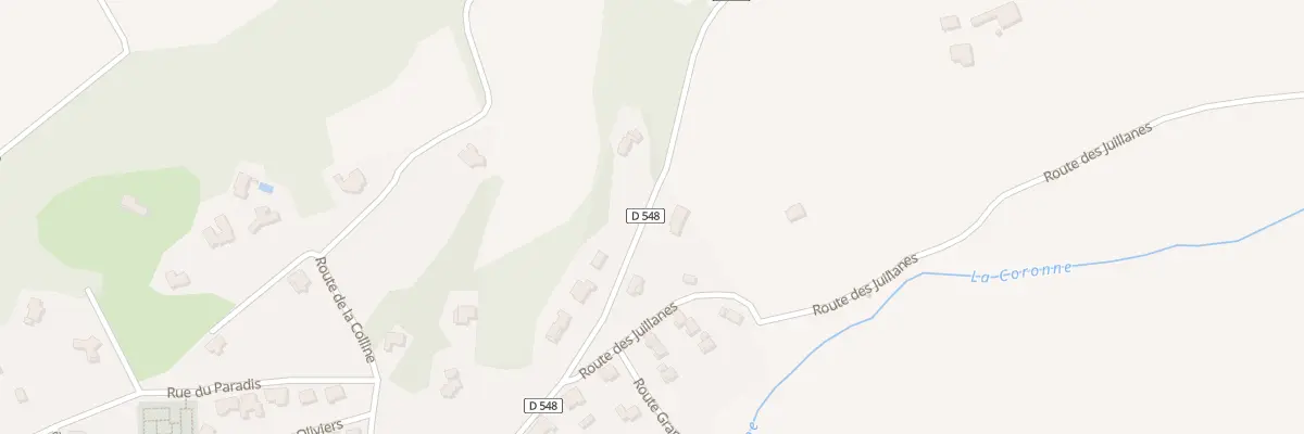 Plan du 121B Rte des Juliannes à Saint-Pantaléon-les-Vignes