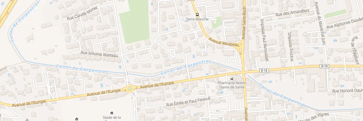 Plan du 155 Rue Joseph Vernet à Carpentras