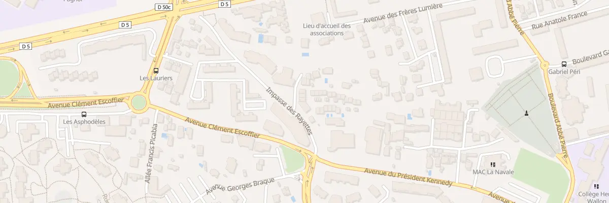 Plan du 3 All Claudel Paul à Martigues