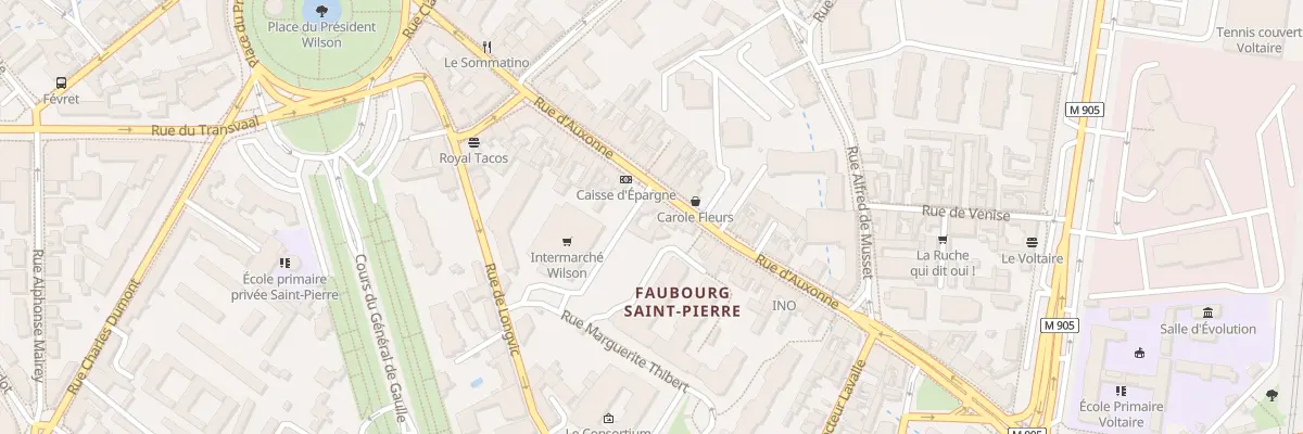 Plan du 34B Rue d’Auxonne à Dijon