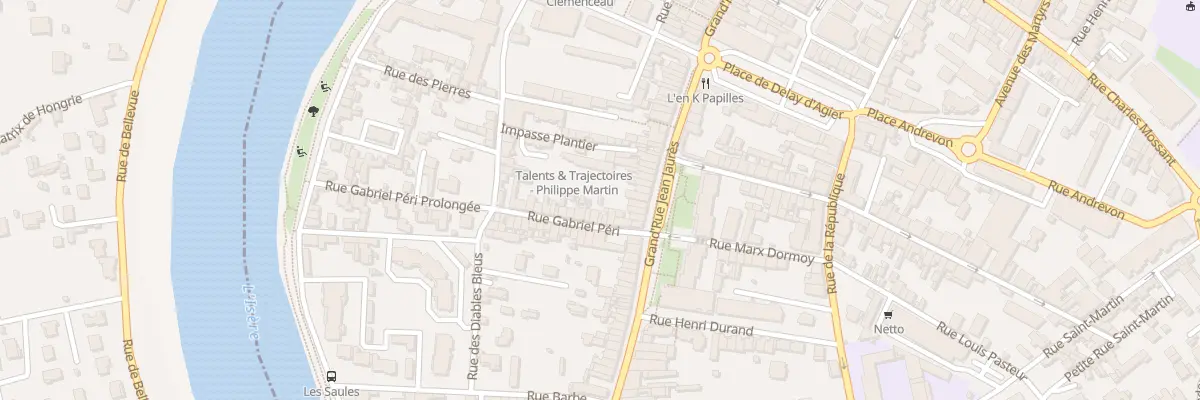 Plan du 10 Rue Gabriel Péri à Bourg-de-Péage