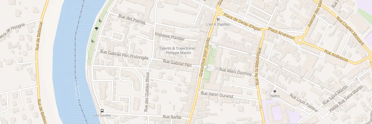 Plan du 8 Rue Gabriel Péri à Bourg-de-Péage
