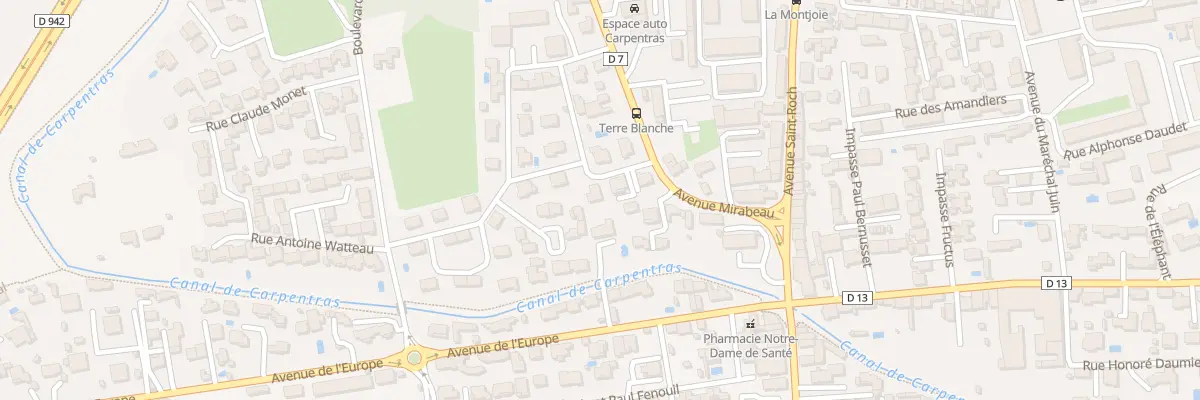 Plan du 45 Rue Joseph Vernet à Carpentras
