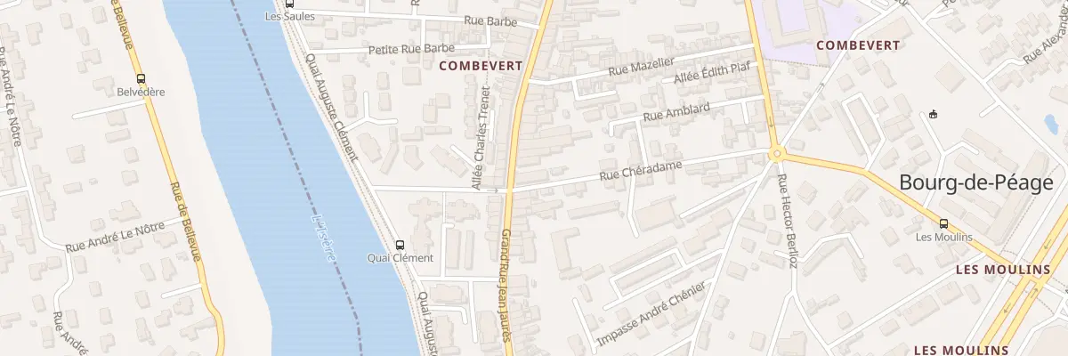 Plan du 1B Rue Chéradame à Bourg-de-Péage