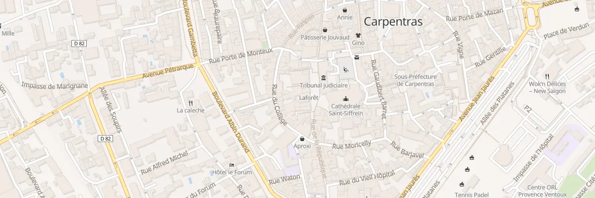 Plan du 13 Pl Charles de Gaulle à Carpentras