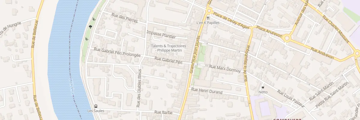 Plan du 6 Rue Gabriel Péri à Bourg-de-Péage