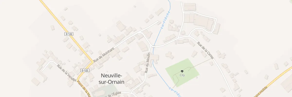 Plan du 13 Rue du Moulin à Neuville-sur-Ornain