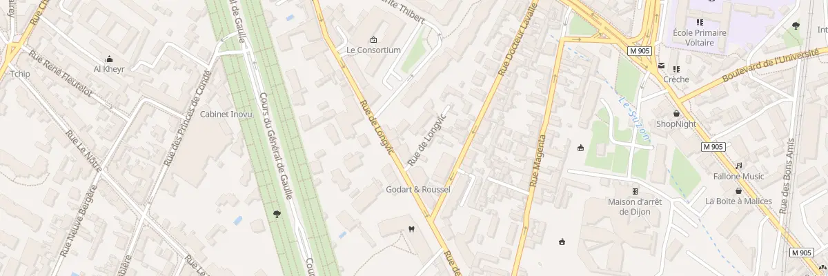 Plan du 45B Rue de Longvic à Dijon