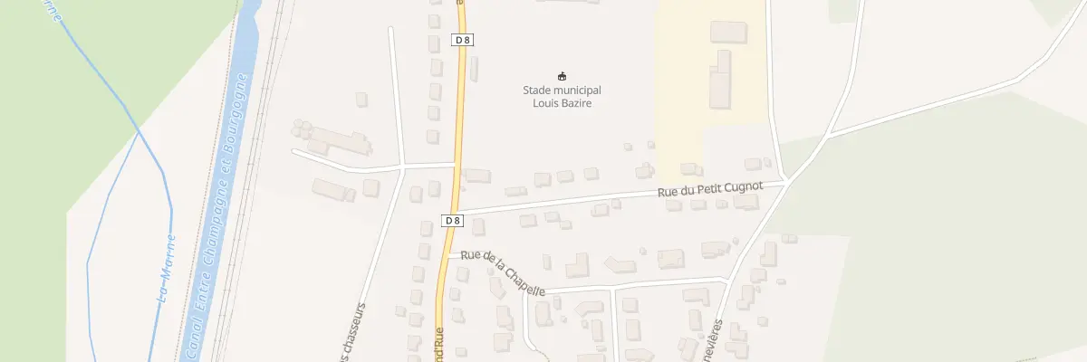 Plan du 2 Rue du Petit Cugnot à Eurville-Bienville