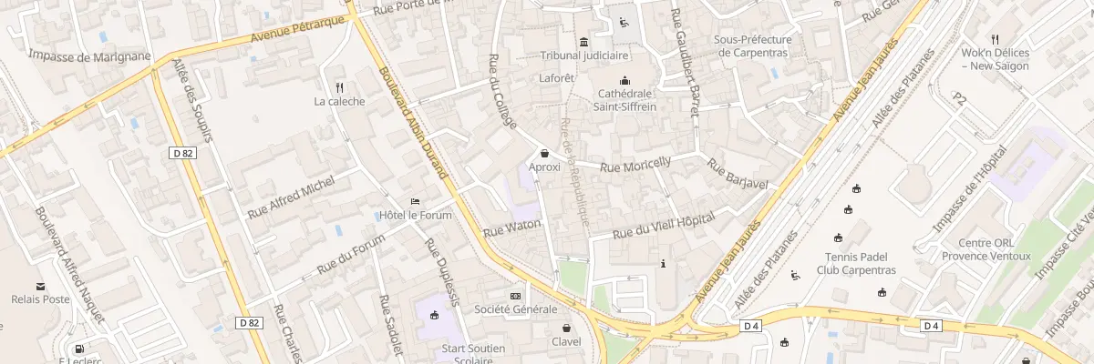 Plan du 41 Rue de Cohorn à Carpentras