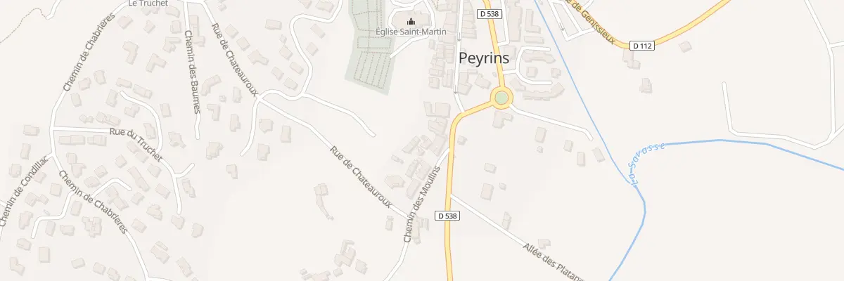 Plan du 5112 Le Village à Peyrins